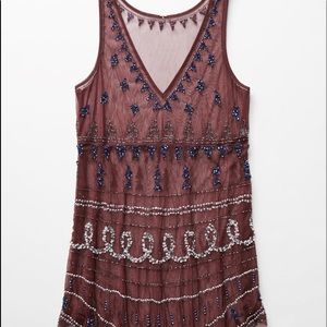 Free People beaded slip dress!